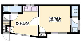 兵庫県姫路市北平野南の町（賃貸アパート1DK・2階・28.12㎡） その1