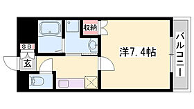 兵庫県姫路市飾磨区下野田4丁目（賃貸アパート1K・2階・25.00㎡） その2