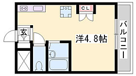 兵庫県姫路市白国4丁目（賃貸マンション1R・3階・18.63㎡） その2