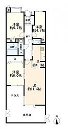 間取図画像 3LDK