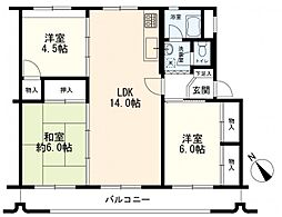 間取図画像 3LDK