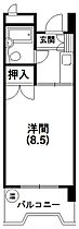 静岡県浜松市中央区和合北1丁目（賃貸マンション1K・1階・23.25㎡） その2