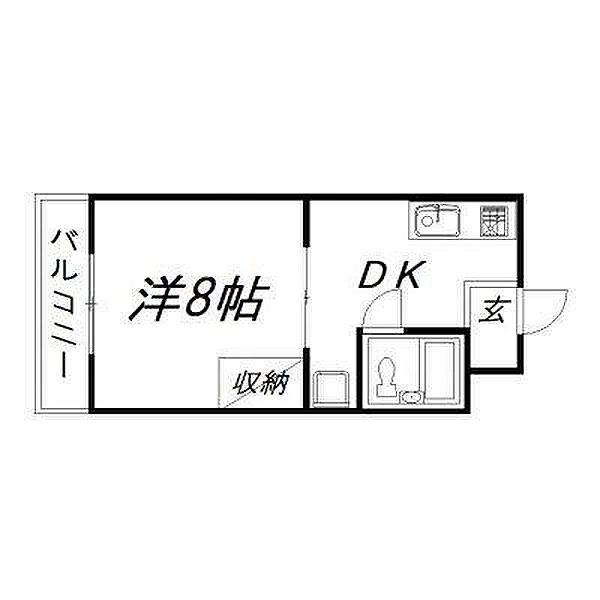 静岡県浜松市中央区早出町(賃貸マンション1DK・3階・25.92㎡)の写真 その2