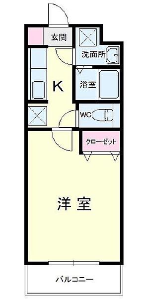 静岡県浜松市中央区助信町(賃貸マンション1K・2階・25.92㎡)の写真 その2
