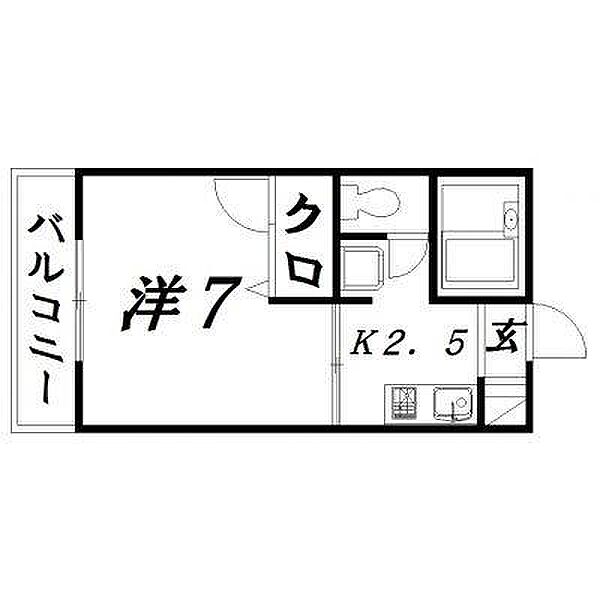 静岡県浜松市中央区船越町(賃貸アパート1K・1階・24.71㎡)の写真 その2