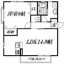 静岡県浜松市中央区瓜内町（賃貸アパート1LDK・1階・55.26㎡） その2