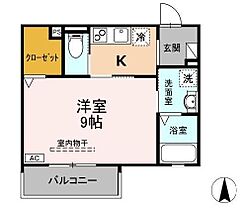 静岡県浜松市中央区上浅田1丁目（賃貸アパート1K・1階・31.15㎡） その2