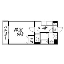 静岡県浜松市中央区瓜内町（賃貸マンション1K・5階・25.92㎡） その2