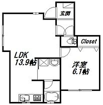 静岡県浜松市中央区南浅田2丁目（賃貸アパート1LDK・1階・45.24㎡） その2