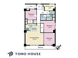 間取図画像 3SLDK