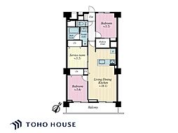 間取図画像 2SLDK