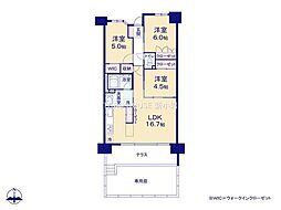 間取図画像 3LDK