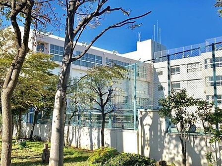 徒歩5分。台東区立桜橋中学校 350m