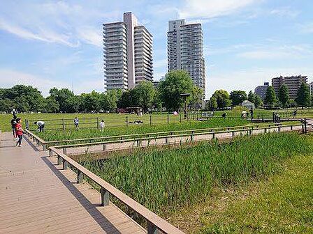 徒歩7分。尾久の原公園 510m