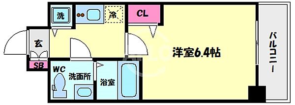 画像2:クリスタルグランツ西本町　開放感ある間取り