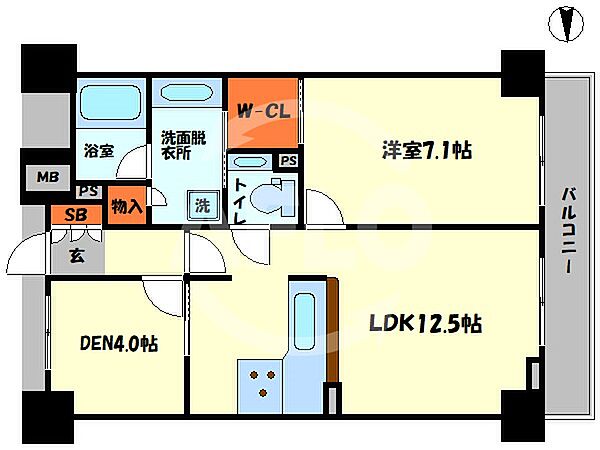 エスリード西本町 ｜大阪府大阪市西区西本町1丁目(賃貸マンション2LDK・7階・54.00㎡)の写真 その2