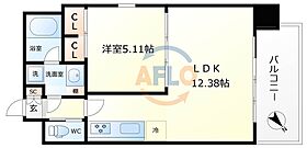 プレジオ阿波座  ｜ 大阪府大阪市西区川口3丁目（賃貸マンション1LDK・11階・40.92㎡） その2