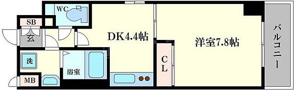 コンフォートレジデンス御堂筋本町 901｜大阪府大阪市中央区久太郎町3丁目(賃貸マンション1DK・9階・32.20㎡)の写真 その2