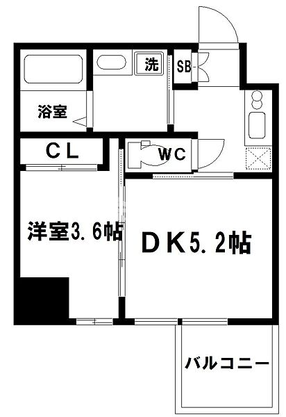 セレニテ本町リアン 402｜大阪府大阪市中央区北久宝寺町2丁目(賃貸マンション2K・4階・27.04㎡)の写真 その2