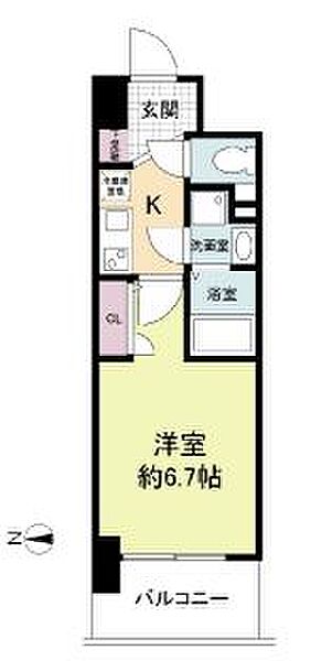 セレニテ心斎橋グランデ ｜大阪府大阪市中央区南船場2丁目(賃貸マンション1K・14階・22.76㎡)の写真 その2