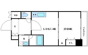 ジューム南船場 303 ｜ 大阪府大阪市中央区南船場2丁目1番地9号（賃貸マンション1LDK・3階・35.18㎡） その2