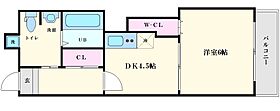 ラ・フォーレ天満橋 501 ｜ 大阪府大阪市北区天満橋1丁目4-14（賃貸マンション1DK・5階・30.00㎡） その2