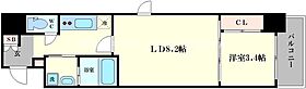 CAVANA本町 403 ｜ 大阪府大阪市中央区博労町1丁目4番地9号（賃貸マンション1LDK・4階・34.64㎡） その2