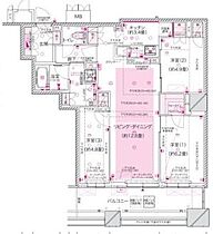 ブランズタワー大阪本町 2102 ｜ 大阪府大阪市中央区南本町2丁目5-13（賃貸マンション3LDK・21階・77.61㎡） その2