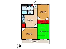 アンザ・ベルテ3 3DKの間取図画像