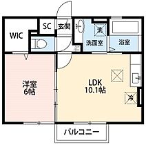 ル・カルテット・ヒロミ 101 ｜ 愛知県岡崎市日名南町21-3（賃貸アパート1LDK・1階・40.35㎡） その2