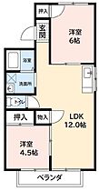 コーポ藤 201 ｜ 愛知県岡崎市竜美台1丁目3-4（賃貸アパート2LDK・2階・46.54㎡） その2