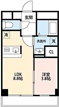 愛知県岡崎市南明大寺町1-14（賃貸マンション1LDK・2階・32.20㎡） その2