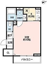 JoyFirst 201 ｜ 愛知県岡崎市久後崎町字堤下8番地6（賃貸アパート1K・2階・30.01㎡） その2