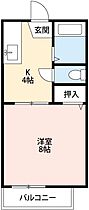 絵馬ＤＯＭＥ 102 ｜ 愛知県岡崎市六名3丁目5-25（賃貸アパート1K・1階・25.00㎡） その2