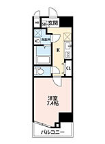 ノステルコート岡崎 1316 ｜ 愛知県岡崎市材木町1丁目12-1（賃貸マンション1K・13階・27.61㎡） その2