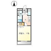 メゾン六名パーク 201 ｜ 愛知県岡崎市上六名1丁目13-21（賃貸アパート1K・2階・29.70㎡） その2