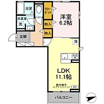 Ｄ－ａｖａｎｃｅ六名 301 ｜ 愛知県岡崎市六名1丁目7-8（賃貸アパート1LDK・3階・44.18㎡） その2