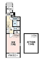 愛知県岡崎市薮田1丁目20-17（賃貸アパート1K・1階・24.86㎡） その2