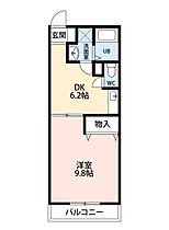 ドエルマルシェＤ棟 101 ｜ 愛知県岡崎市洞町字西丸根18-2（賃貸アパート1DK・1階・35.00㎡） その2