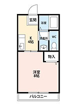 コーポ山本 Ｃ－6 ｜ 愛知県岡崎市緑丘2丁目16-5（賃貸マンション1K・3階・23.00㎡） その2