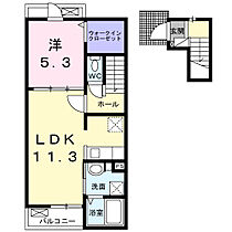 フルール　緑丘 202 ｜ 愛知県岡崎市緑丘3丁目3番地5（賃貸アパート1LDK・2階・43.47㎡） その2