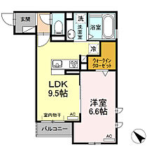 サンレストA棟 302 ｜ 愛知県岡崎市井内町字下堤18番地（賃貸アパート1LDK・3階・41.49㎡） その2