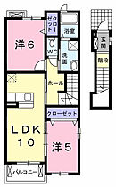 ルーセントＫ 201 ｜ 愛知県岡崎市中島町字紅蓮57番地（賃貸アパート2LDK・2階・54.67㎡） その2