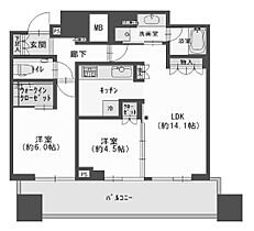 梅田ガーデンレジデンス  ｜ 大阪府大阪市北区曾根崎2丁目（賃貸マンション2LDK・36階・58.67㎡） その2