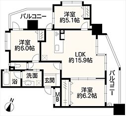 間取図画像 3LDK