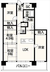 アーク熊本運動公園 4LDKの間取図画像