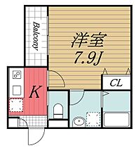 千葉県市原市五井中央西1丁目（賃貸アパート1K・2階・25.02㎡） その2