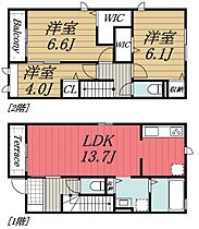 千葉県市原市東五所（賃貸タウンハウス3LDK・1階・77.29㎡） その2