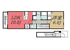 千葉県市原市根田1丁目（賃貸アパート1LDK・2階・42.37㎡） その2