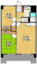 メゾン・ファミール  ｜ 福岡県京都郡苅田町新津1丁目（賃貸マンション2LDK・4階・56.55㎡） その2